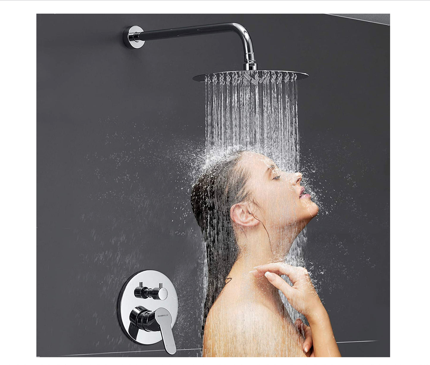 Waterford Shower System Chrome Round