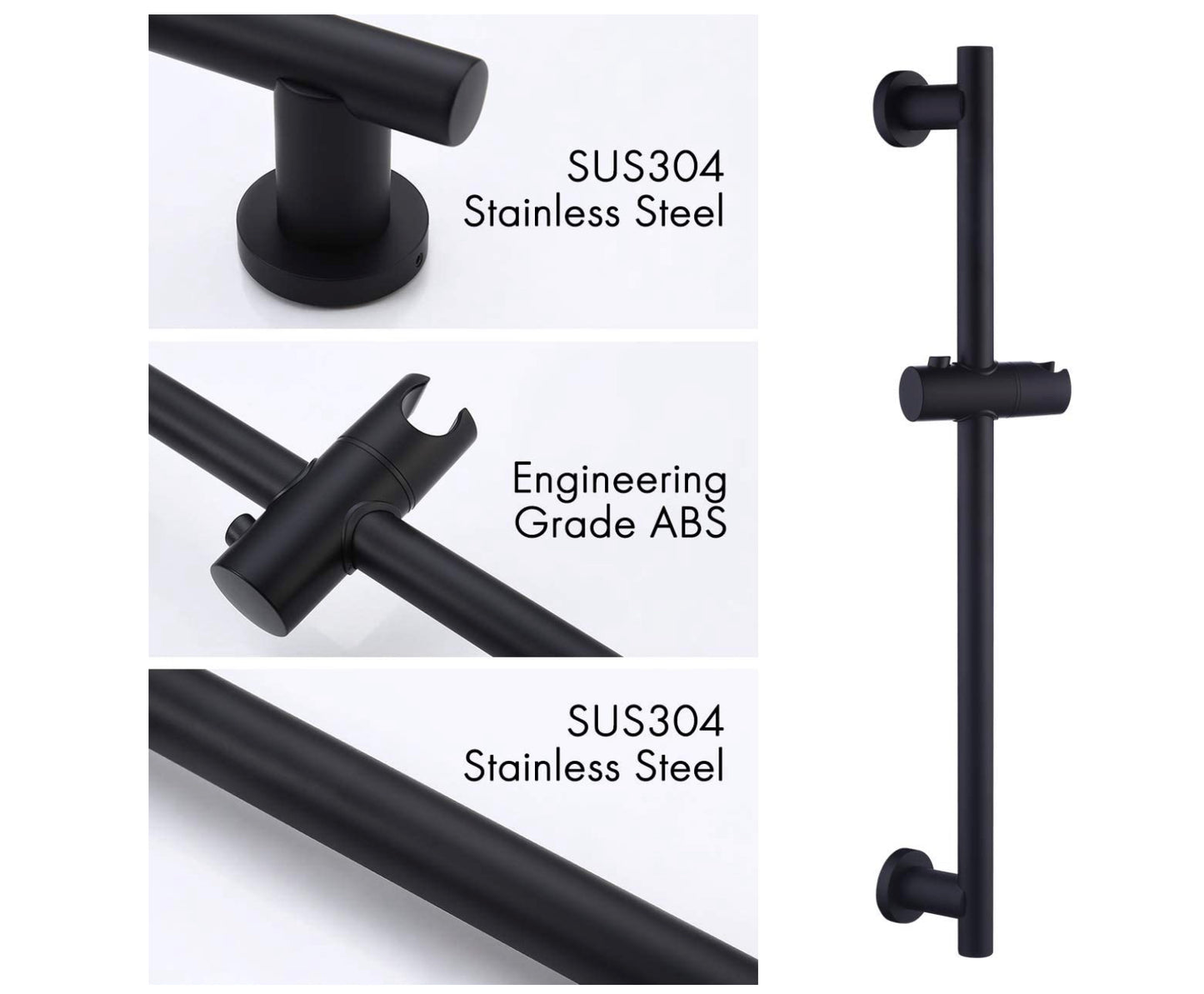 Waterford Slide Bar Matte Black