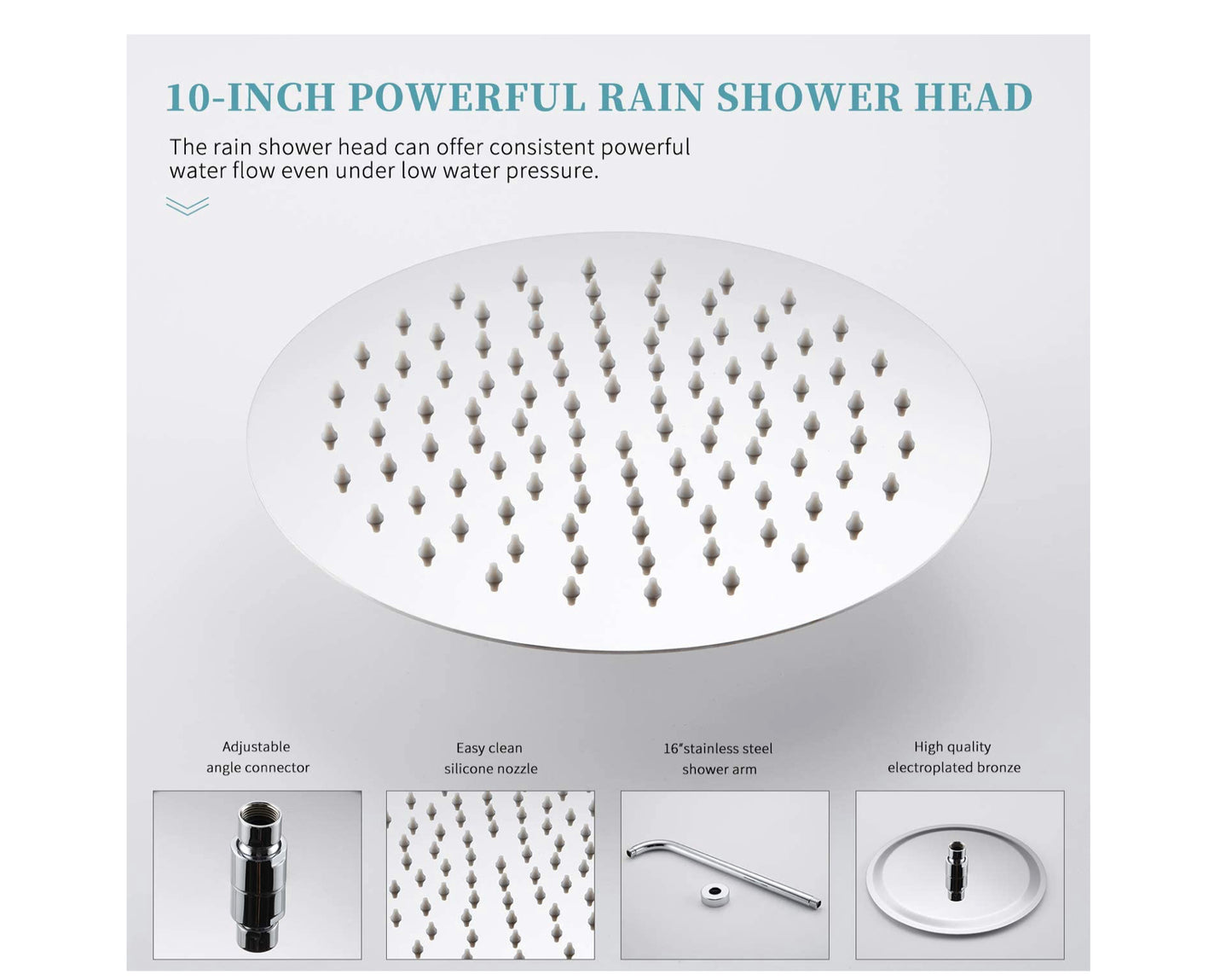 Waterford Shower System Chrome Round