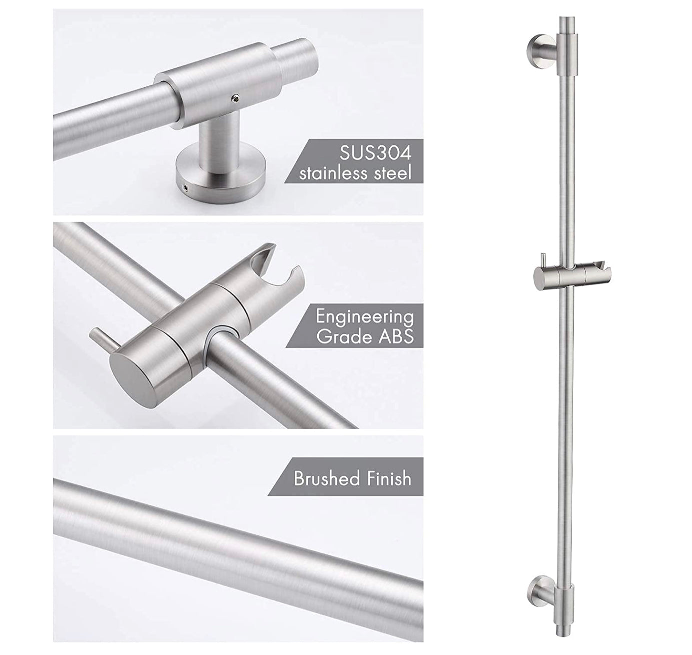 Waterford Slide Bar Brushed Nickel