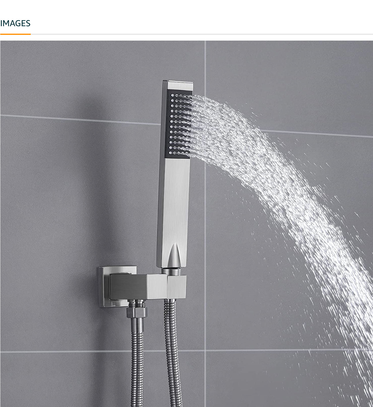 Waterford Shower System Chrome Square