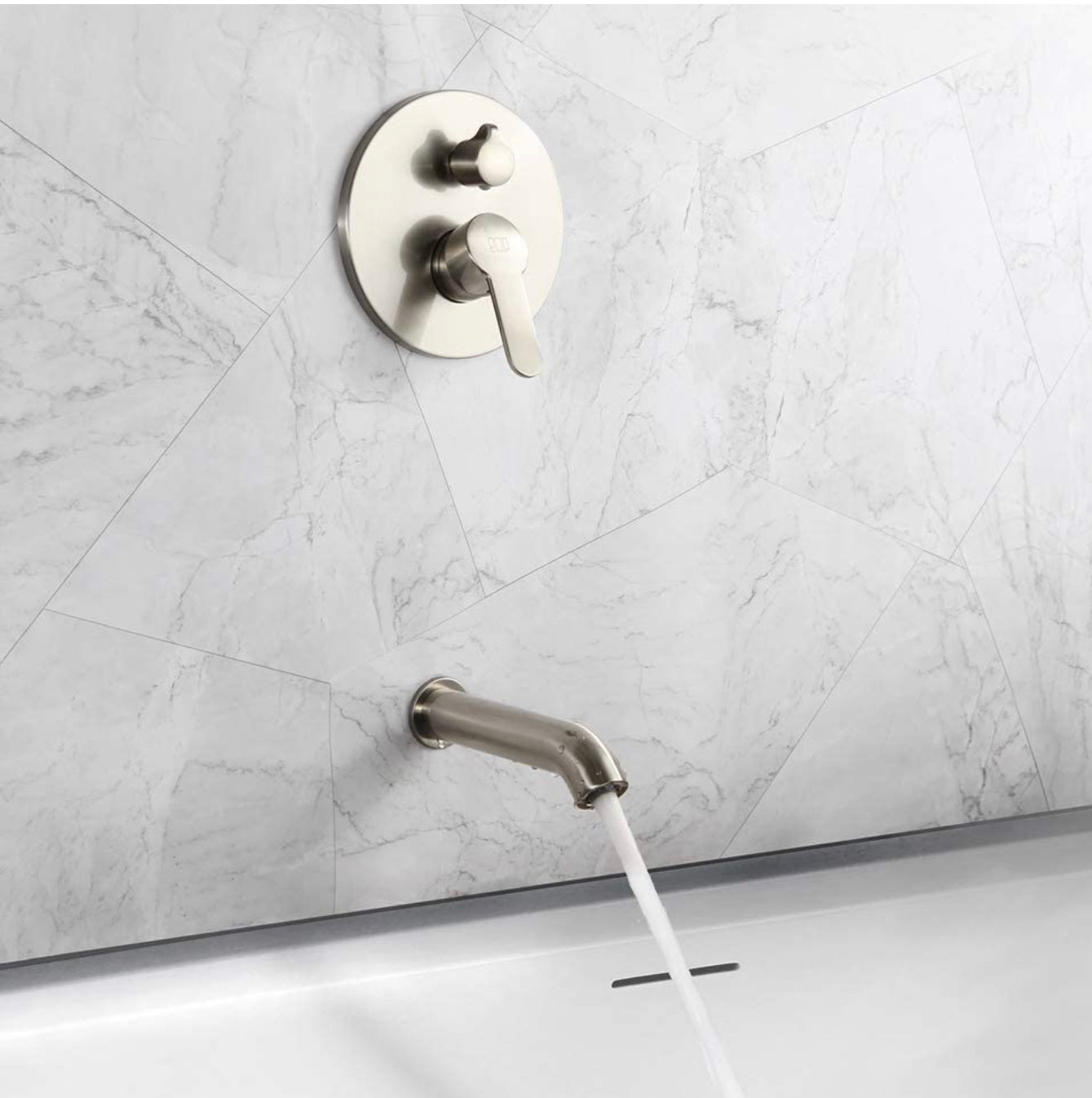 Waterford Shower Tub and Shower Brushed Nickel