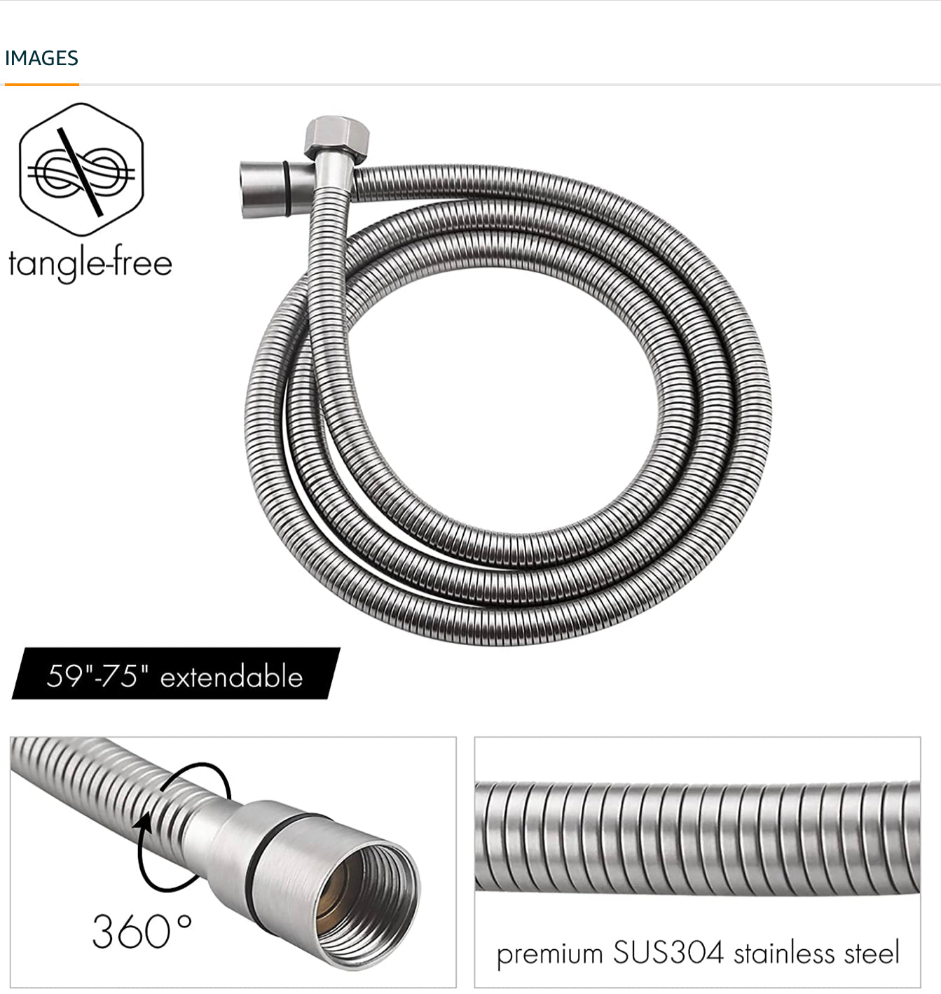 Waterford Shower System Brushed Nickel Square