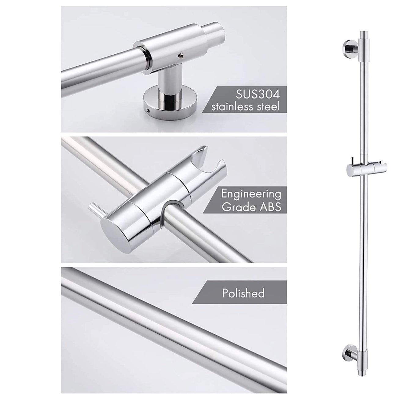 Waterford Slide Bar Chrome