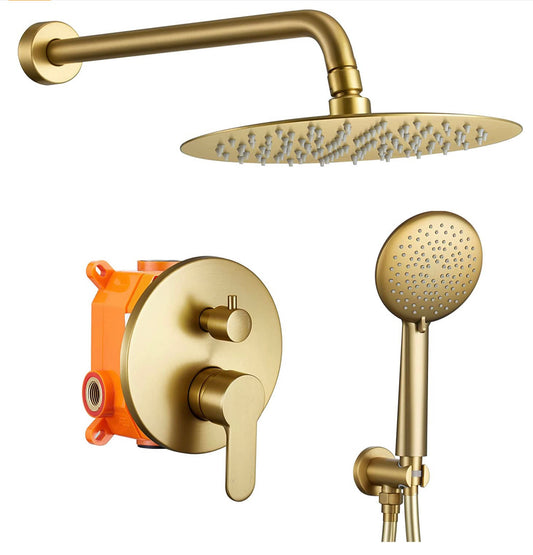 Waterford Shower System Champagne Bronze Round