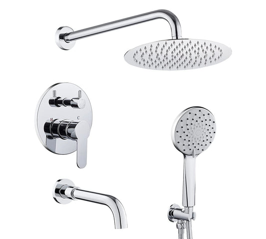 Waterford Tub and Shower System Chrome